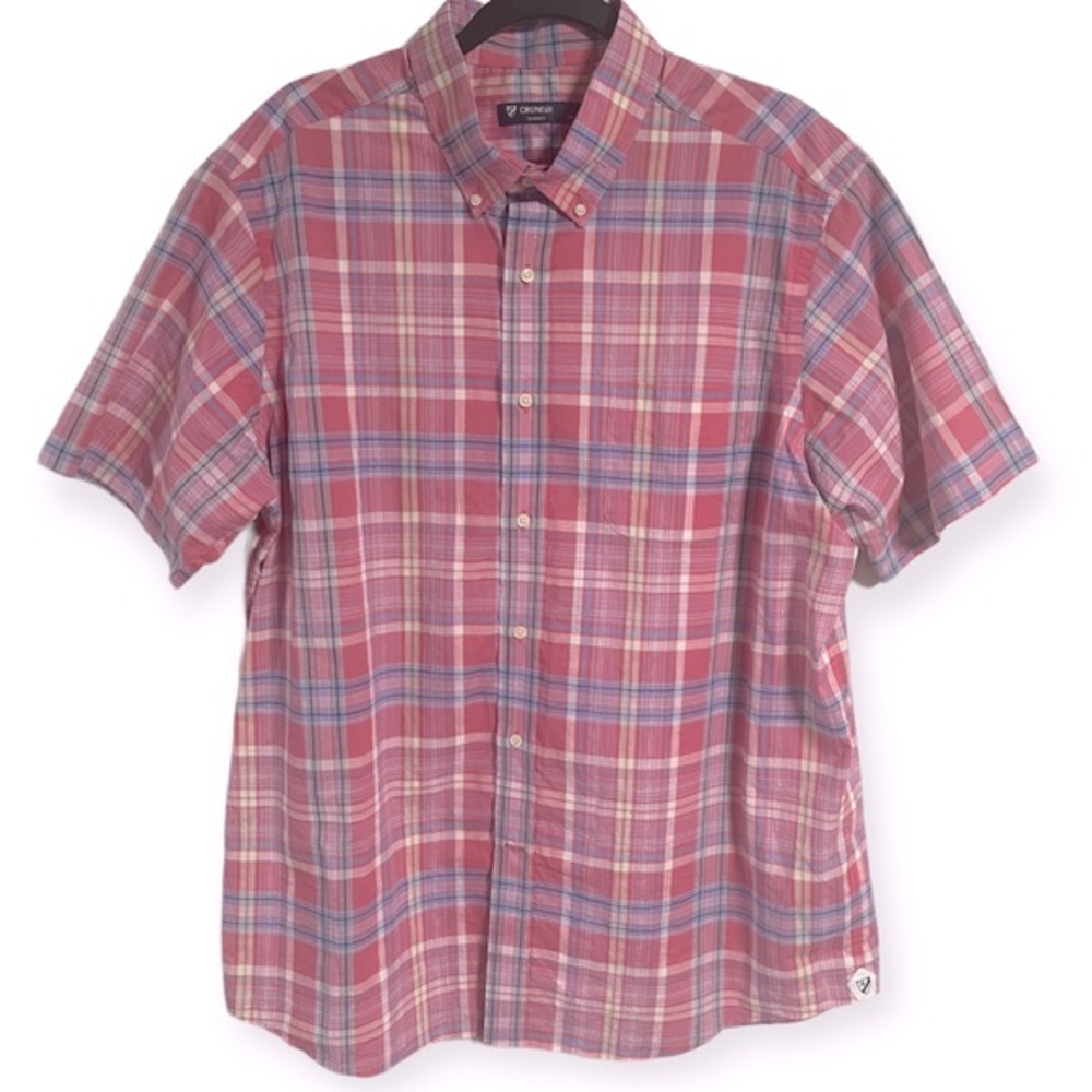 Cremieux Mens Classic Short Sleeve Shirt Size M